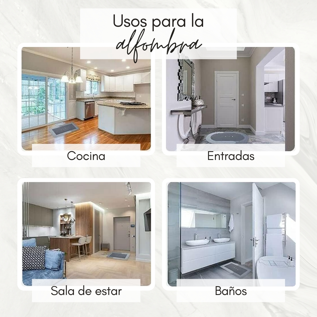 Miniatura 5 de ALFOMBRA DE MARMOL NEGRO ORO MODERNA